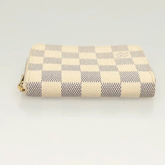 LOUIS VUITTON Damier Azur Zippy Coin Purse N60138 LV Auth 129059 - Picture 7 of 16